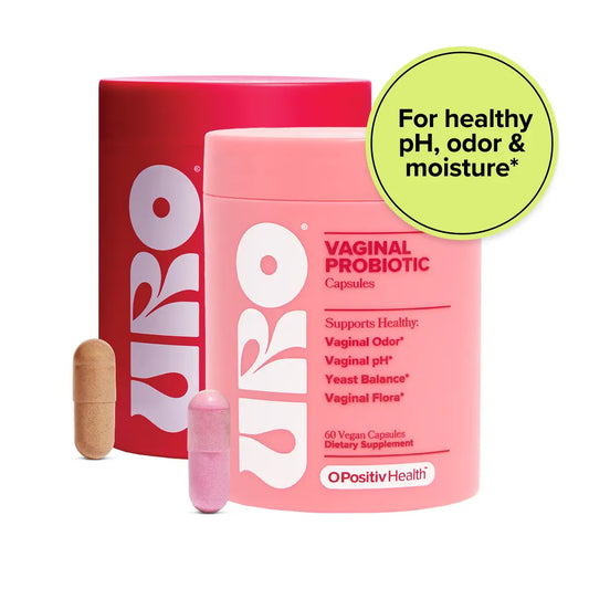 Wet & Wild Bundle - URO Women'S Probiotic Capsules (30 Servings) and URO Moisture & Mood Capsules (30 Servings) with Ashwagandha and Gingko Biloba
