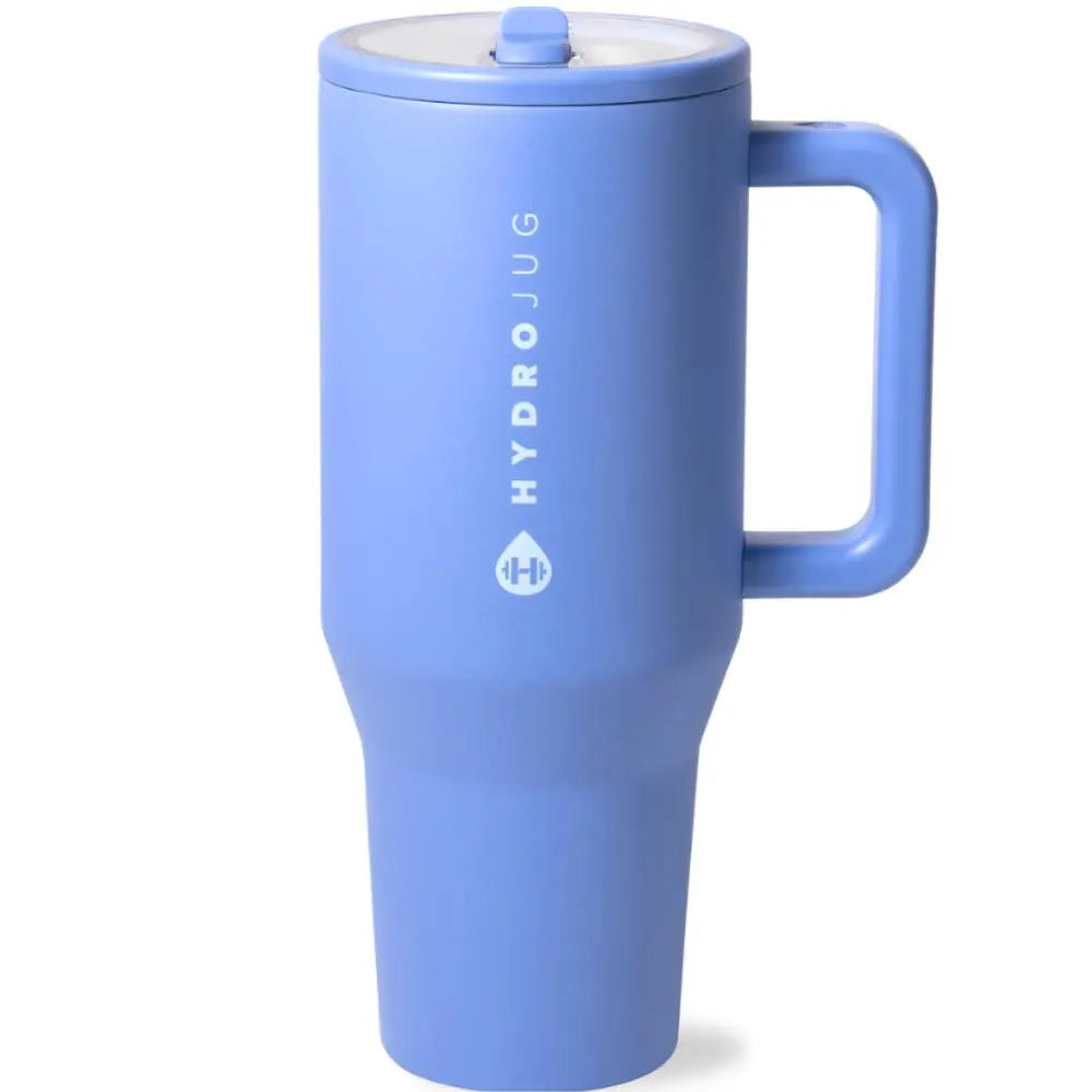 Hydrojug Traveler | Leak-Proof Insulated Tumbler with Flip Straw & Cup Holder Fit Flasks Lid Drinkware