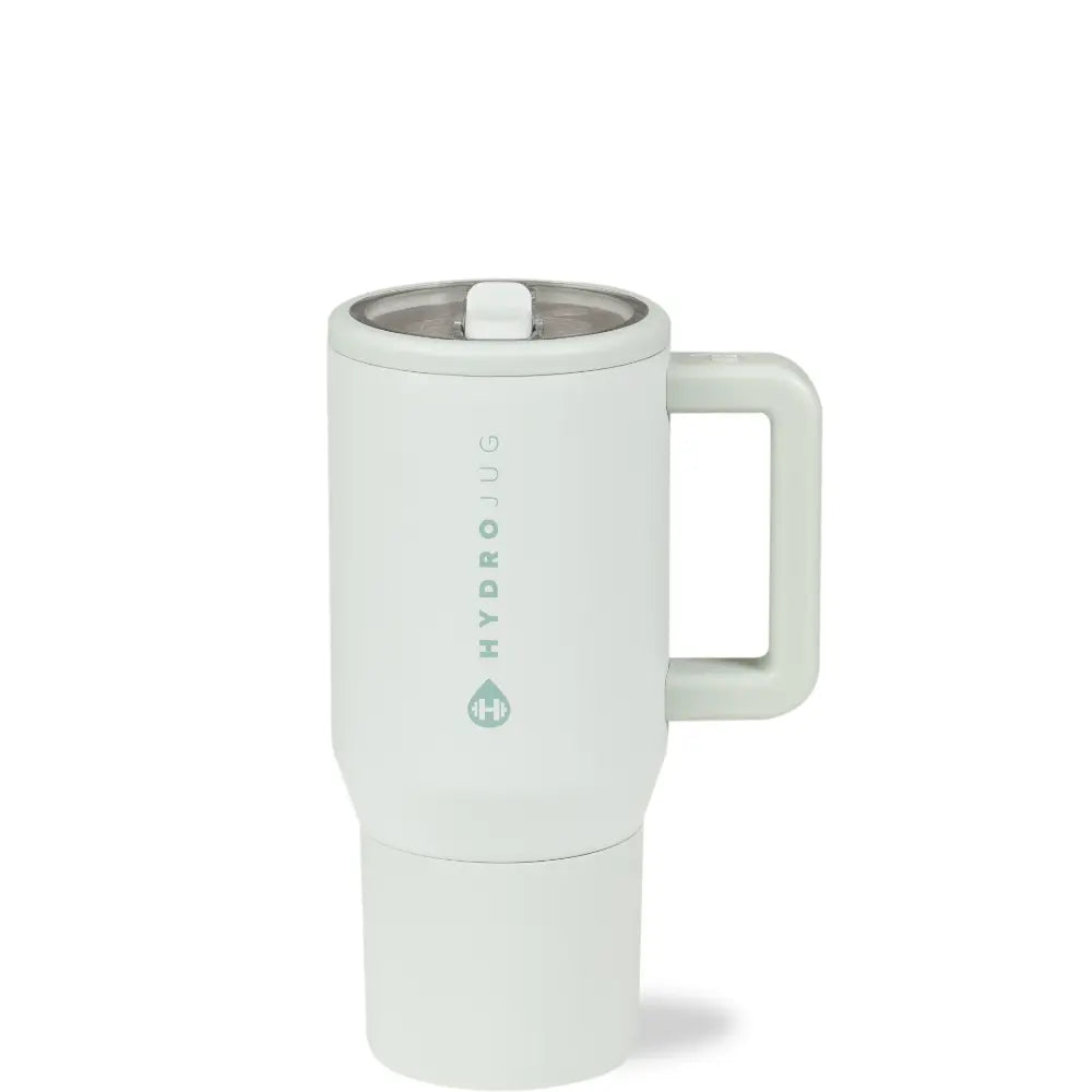 Hydrojug Traveler | Leak-Proof Insulated Tumbler with Flip Straw & Cup Holder Fit Flasks Lid Drinkware