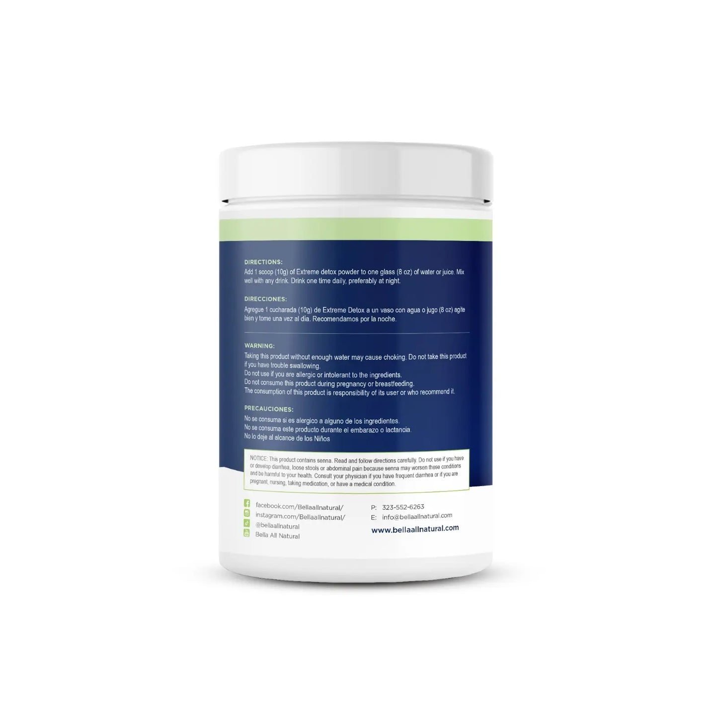 Bella All Natural - Colon Cleanse - 400Grams