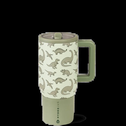 Hydrojug Traveler | Leak-Proof Insulated Tumbler with Flip Straw & Cup Holder Fit Flasks Lid Drinkware