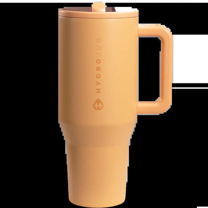 Hydrojug Traveler | Leak-Proof Insulated Tumbler with Flip Straw & Cup Holder Fit Flasks Lid Drinkware