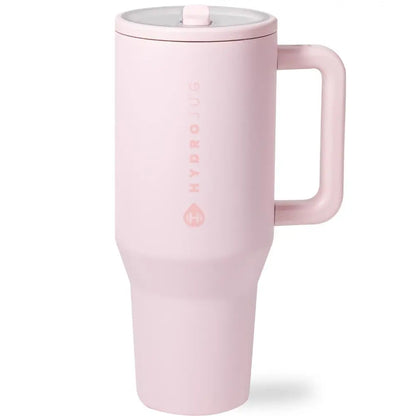 Hydrojug Traveler | Leak-Proof Insulated Tumbler with Flip Straw & Cup Holder Fit Flasks Lid Drinkware