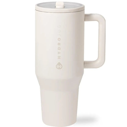 Hydrojug Traveler | Leak-Proof Insulated Tumbler with Flip Straw & Cup Holder Fit Flasks Lid Drinkware